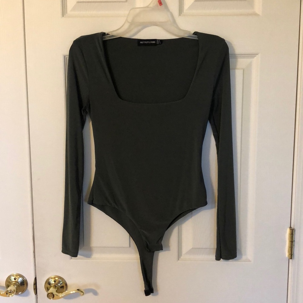 Army green bodysuit